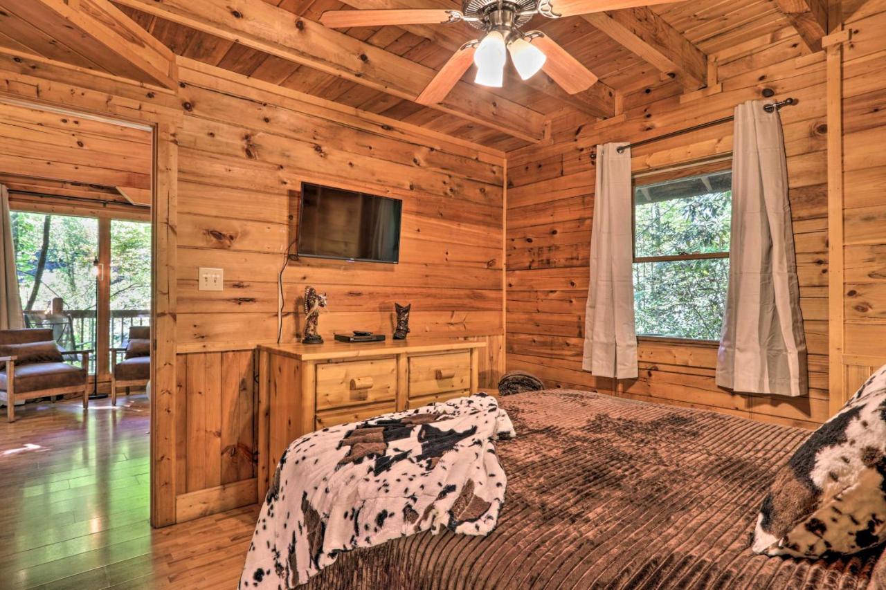 Cabin With Hot Tub And Deck, 3 Mi To Pigeon Forge 세비어빌 외부 사진