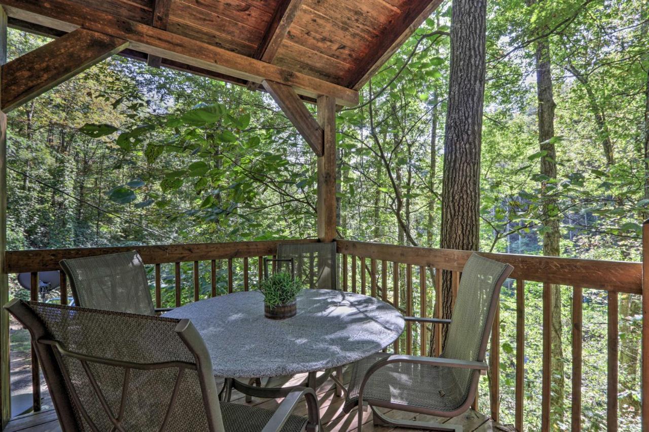 Cabin With Hot Tub And Deck, 3 Mi To Pigeon Forge 세비어빌 외부 사진