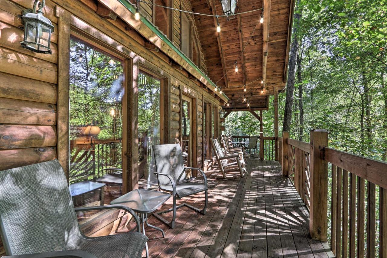 Cabin With Hot Tub And Deck, 3 Mi To Pigeon Forge 세비어빌 외부 사진