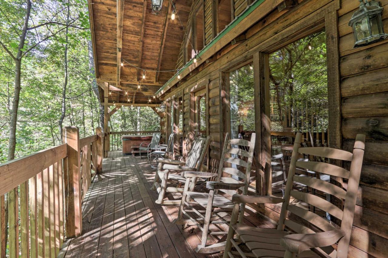 Cabin With Hot Tub And Deck, 3 Mi To Pigeon Forge 세비어빌 외부 사진